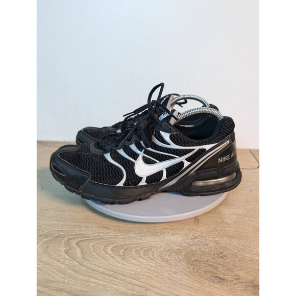 Nike Air Max Torch 4 Black White Women's Shoes Sneakers Size 11 Flaw 343851-010 - Picture 6 of 13